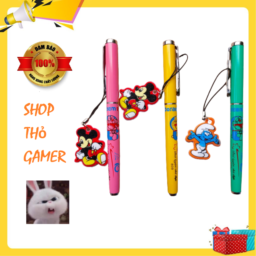 Pen machine training beautiful letters figure Doraemon with bundled 1 nib writing hanging on the pen