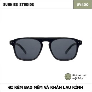 Kính mát Sunnies Studios Gọng Vuông Yann in Ink thumbnail
