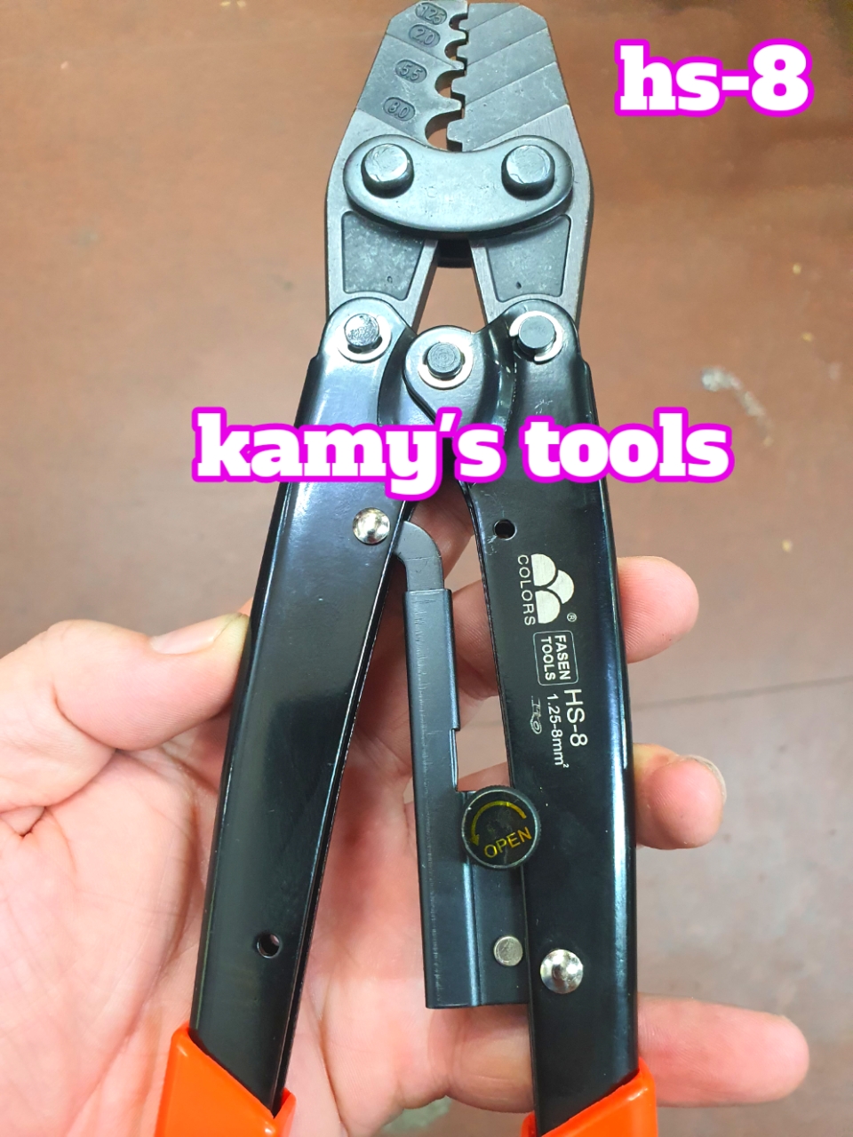 [HCM]KÌM BẤM COS FASEN HS-8 1.25-8MM2 (KIỀM BẤM COS KỀM BẤM COS)