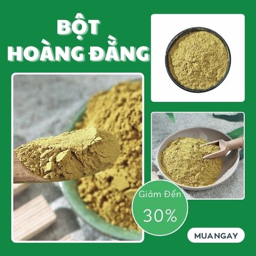 Bột hoàng đằng nguyên chất túi lớn loại 500gram - Tấn Phát - Hàng loại 1 chất lượng cao