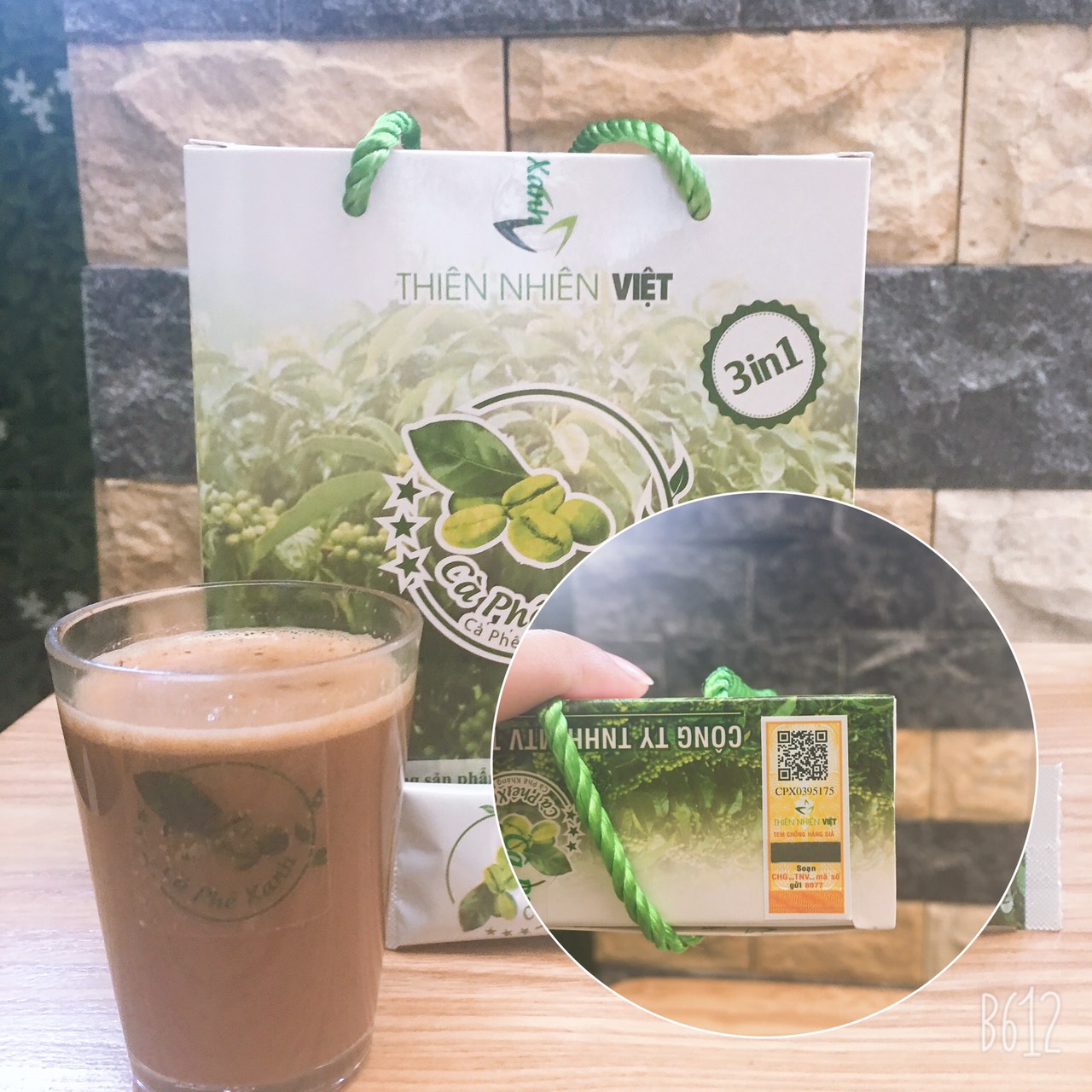 combo 5 hộp cà phê xanh