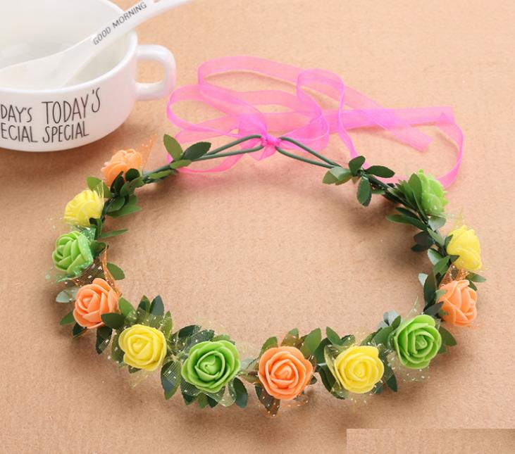 Vòng hoa đội đầu vòng hoa cô dâu vòng hoa chụp hình vòng hoa kỷ yếu vòng hoa cho bé vòng hoa
