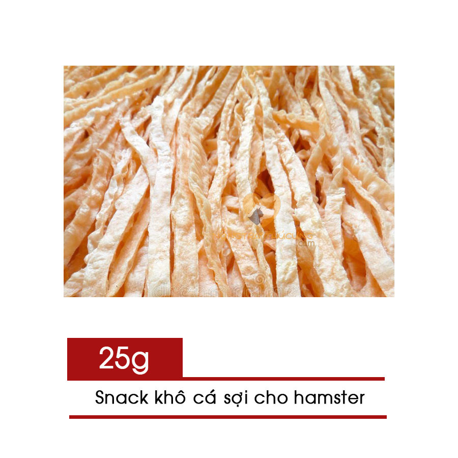 Snack Khô Cá Sợi Cho Hamster 25g - [Nông Trại Thú Cưng]