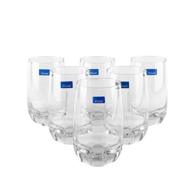 SET 06 LY THỦY TINH CAO CẤP OCEAN / 415ML