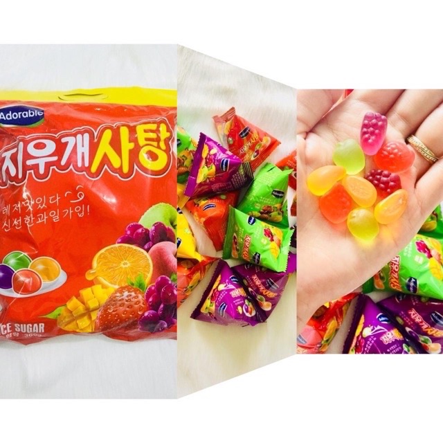 KẸO DẺO TRÁI CÂY Adorable gói 360gr