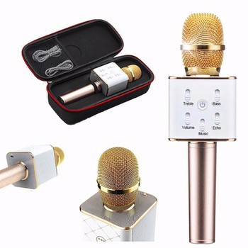 [HCM]Micro Bluetooth Karaoke Q7/Q7U Kiêm Sạc Dự Phòng