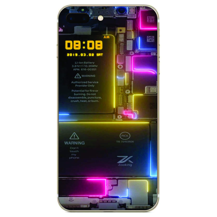 Miếng Dán Skin 3D mặt lưng điện thoại iphone 7 / 7plus/ 8 / 8plus/ chống trầy xước, hình ảnh 3D sắt nét