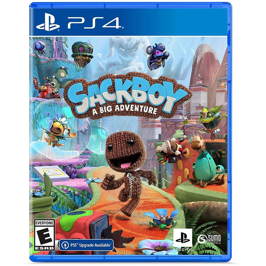 Đĩa game ps4 sackboy: a big adventure hệ us
