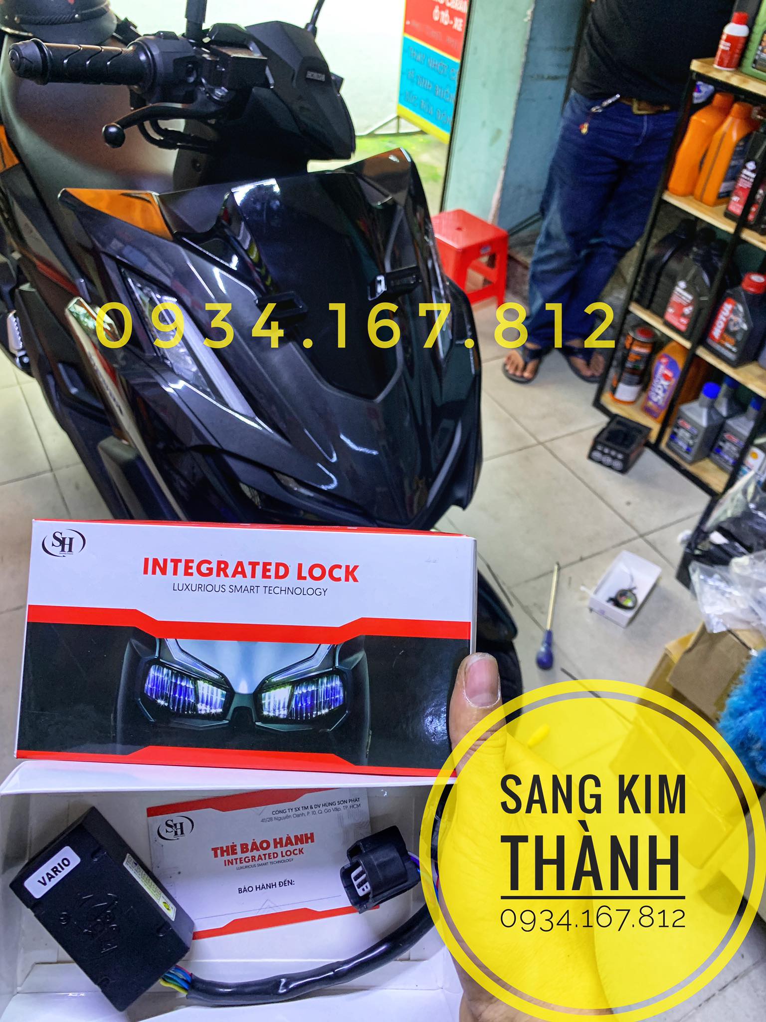Mạch tắt đèn pha xe vario 160 full 100% giắc cắm | integrapted lock