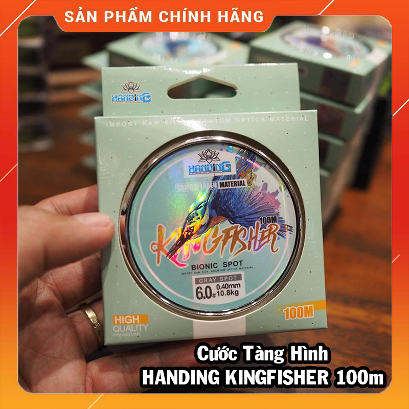 Cước trục câu đài handing king fisher 50m, cước làm trục, cước câu đài, trục câu đài, tàng hình trong nước nhanh - hoài my fishing