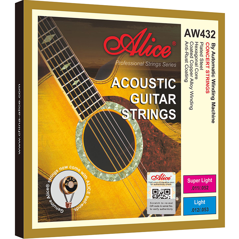 Dây Đàn Guitar Acoustic Alice AW432