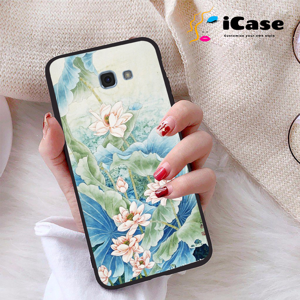 Ốp lưng Samsung Galaxy A7 2017 viền dẻo TPU BST Sen