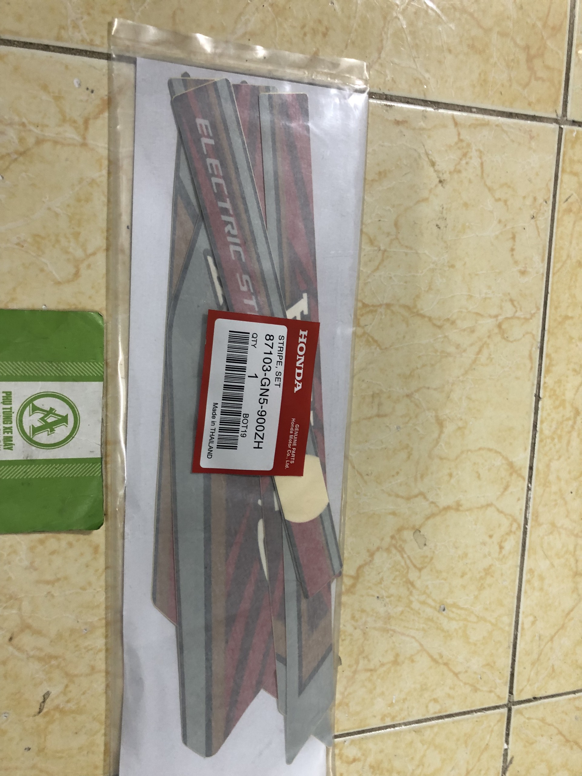 Thai Zin Dream Fire Car Sticker Set