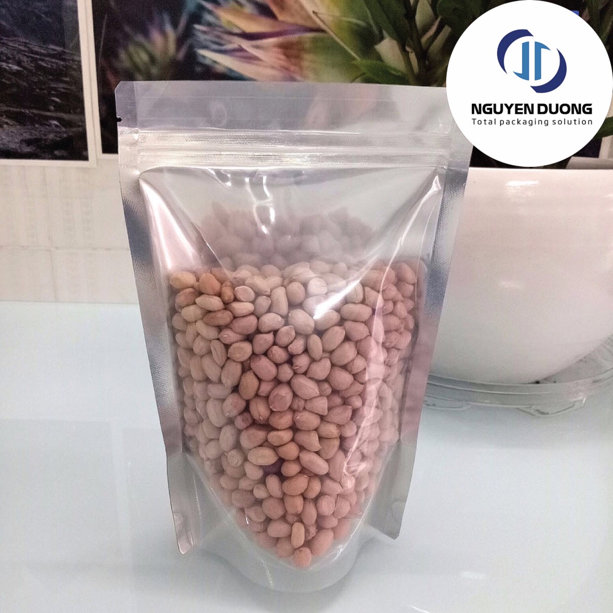 1kg Túi zip trong/bạc đáy đứng đủ kích thước