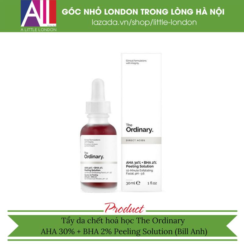 Tẩy da chết hoá học The Ordinary AHA 30% + BHA 2% Peeling Solution (Bill Anh) giá rẻ