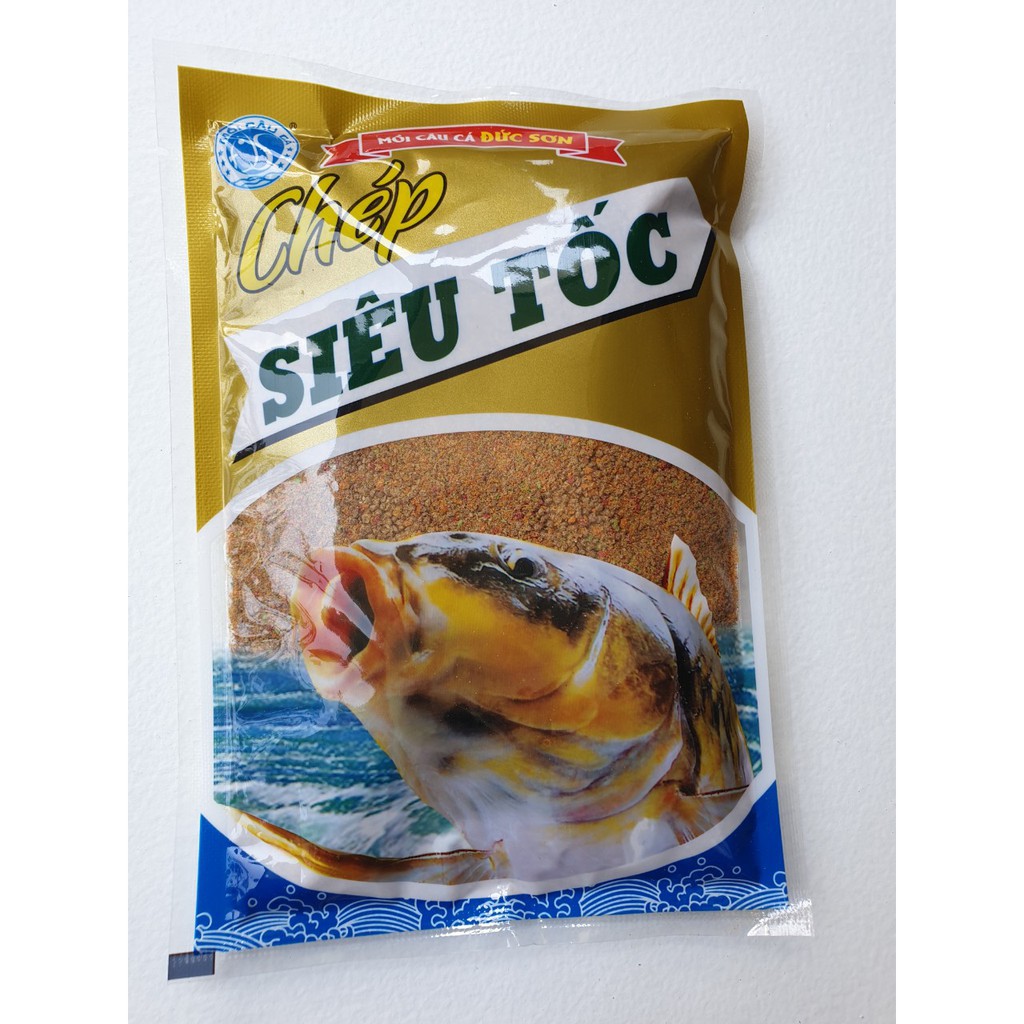 [Mồi chuyên chép] Mồi câu cá chép siêu tốc, hãng mồi câu Đức Sơn