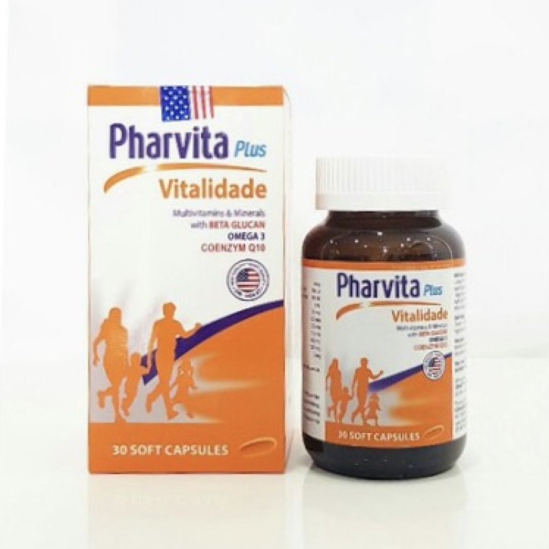 Pharvita Plus Bổ Sung Vitamin Và Khoáng Chất nhanh chóng hiệu quả Lọ 30 viên chính hãng nhập khẩu