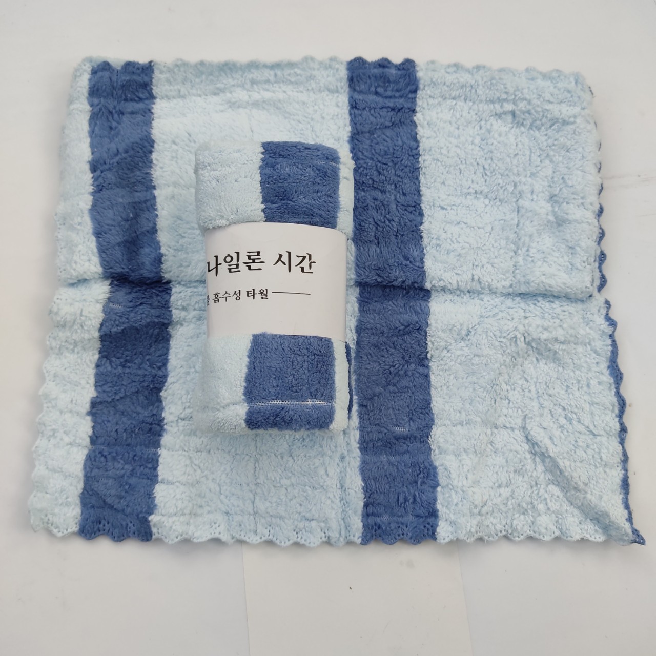 2 khăn mặt Hàn Quốc cotton siêu thấm kích thước 30x50cm