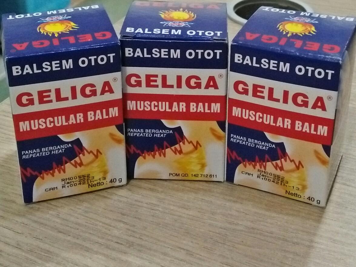 Combo 6 DẦU CÙ LÀ LỬA - GELIGA MUSCULAR BALM 40gr