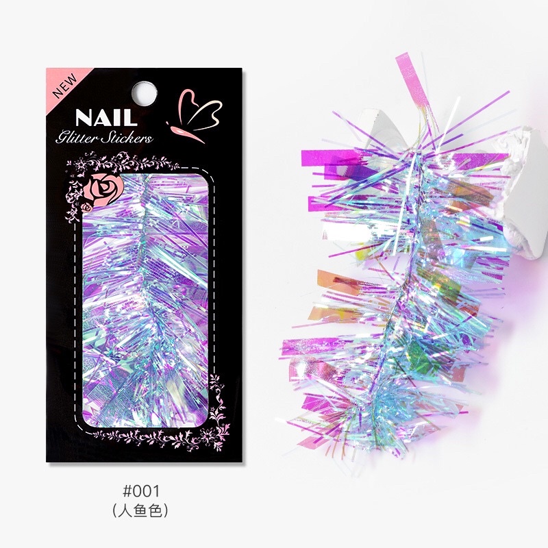 Phụ kiện giấy thuỷ tinh - giấy galaxy ẩn trang trí móng