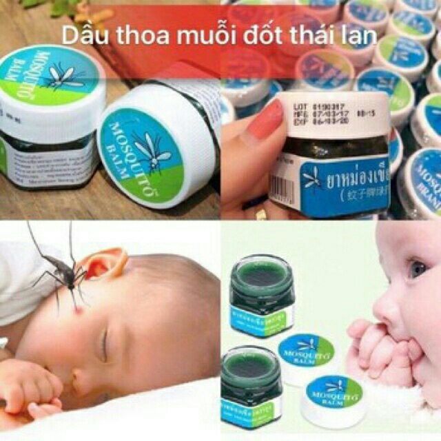 Dầu bôi muỗi đốt ThaiLan cho bé yêu