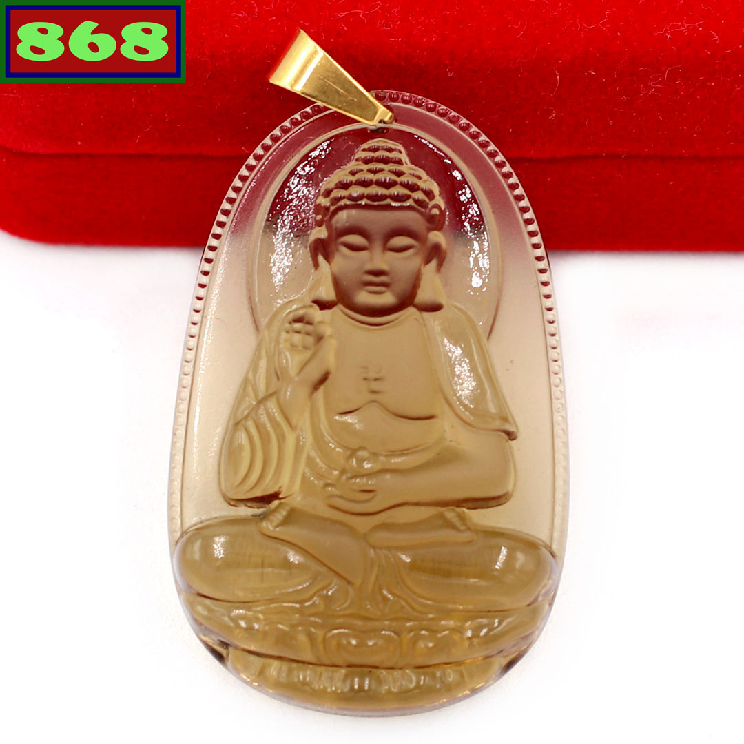 Face Amitabha Buddha obsidian stone 3 cm MVOBA7, pendant feng shui, necklace, fashion necklaces