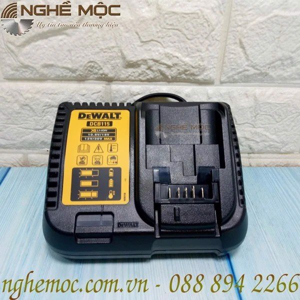 BỘ ĐẾ SẠC PIN DEWALT 18V DCB115