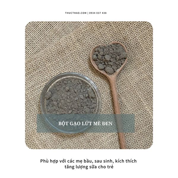 BỘT GẠO LỨT MÈ ĐEN