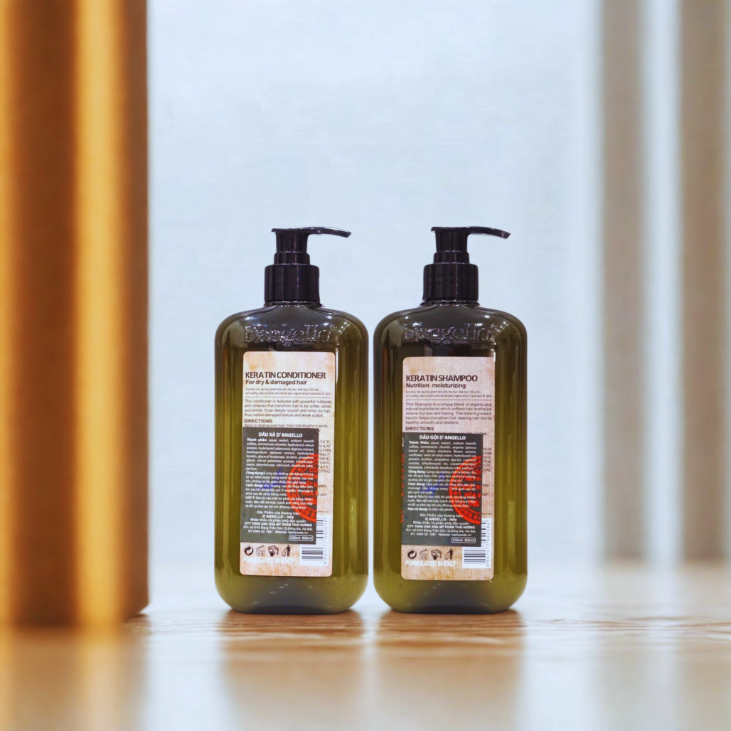 Keratin Dangello Super Smooth Shampoo and Conditioner