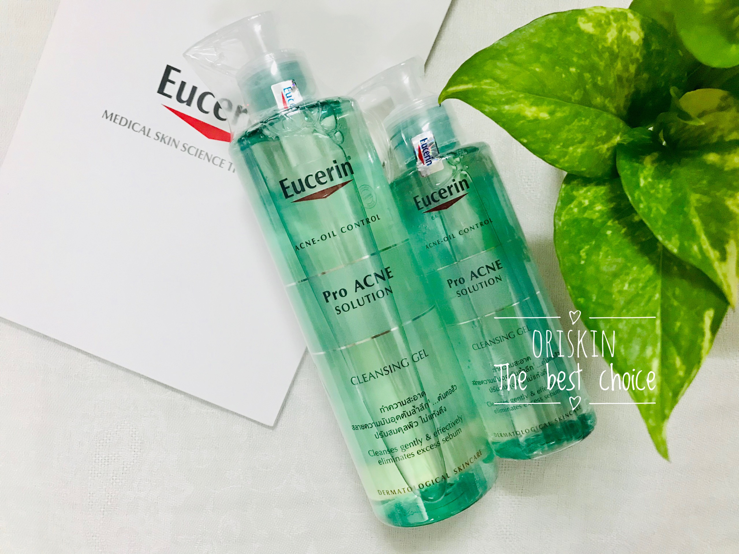 EUCERIN GEL RỬA MẶT DÀNH CHO DA NHỜN MỤN EUCERIN PRO ACNE CLEASING