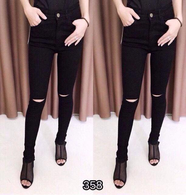[HCM][40kg~85kg] QUẦN JEAN BIG SIZE ĐEN TUYỀN