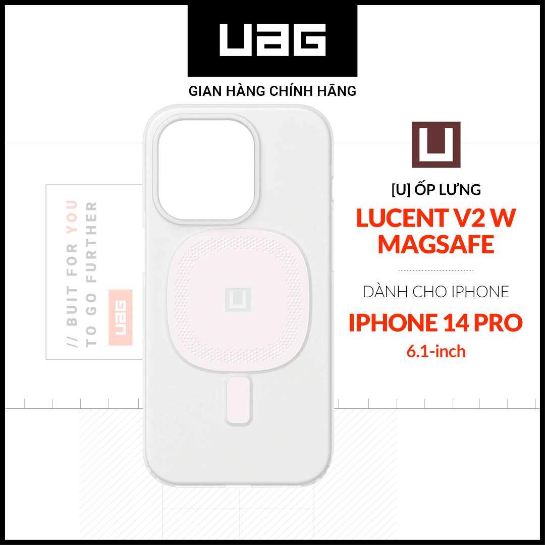 [U] Ốp Lưng UAG LUCENT V2 W Magsafe Cho iPhone 14 Pro [6.1 INCH]
