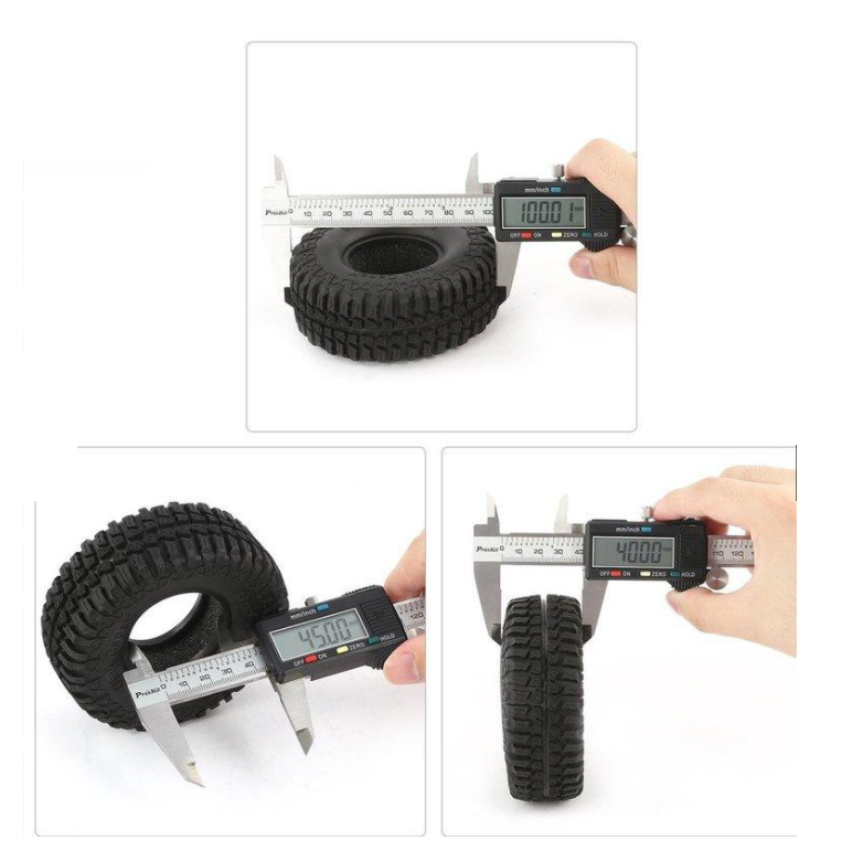 4 chiếc AUSTAR 3020 1.9inch Lốp xe cho RC4WD D90 CC01 1/10 RC Crawler Car