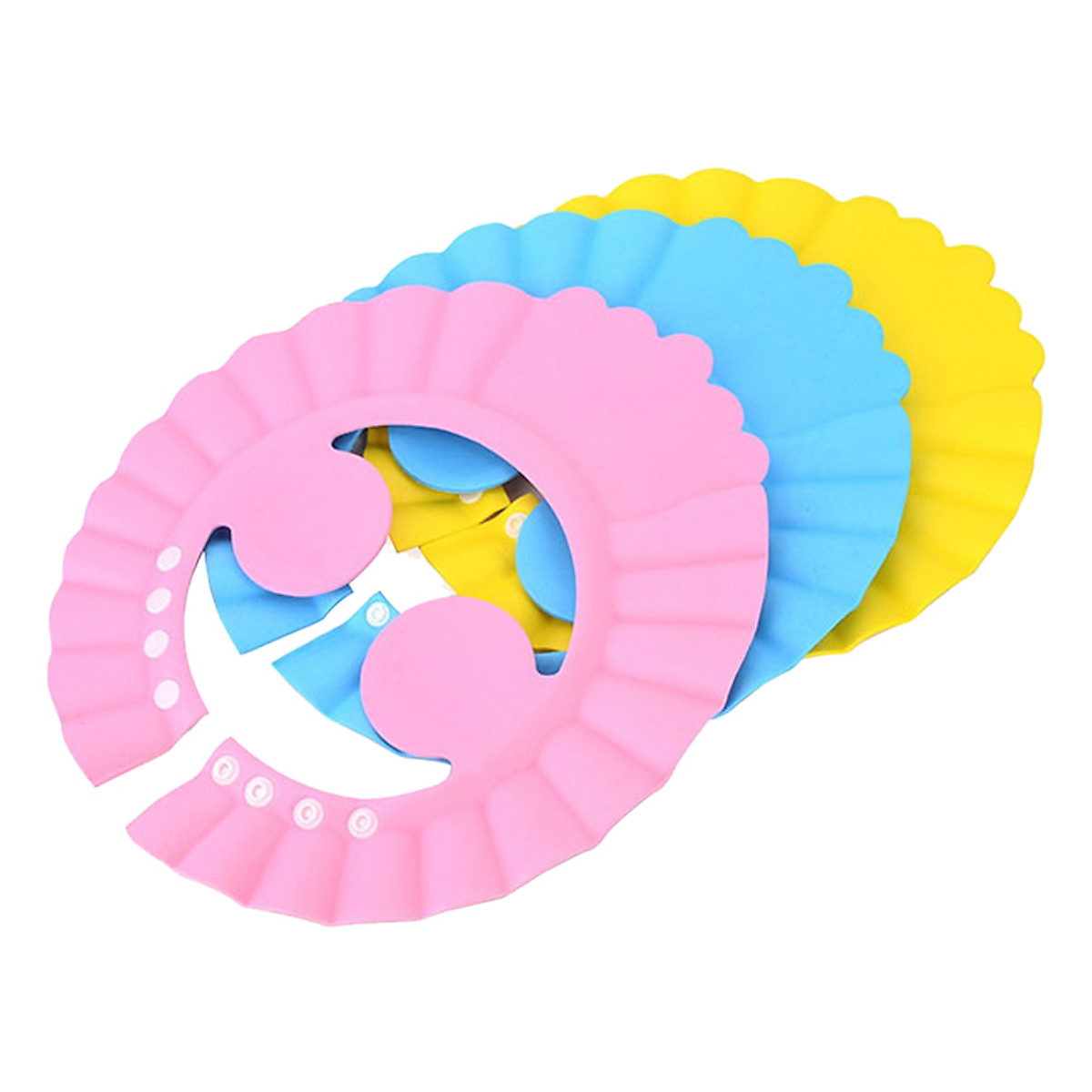 Combo 2 Mũ Chắn Nước Có Tai Gội Đầu Cho Bé (Giao Màu Ngẫu Nhiên))