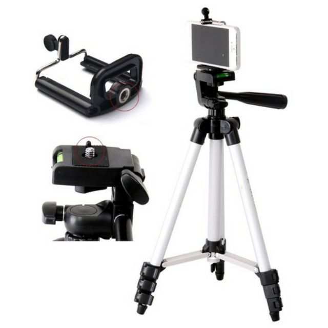 Chân máy gắn điện thoại Livestream máy ảnh camera