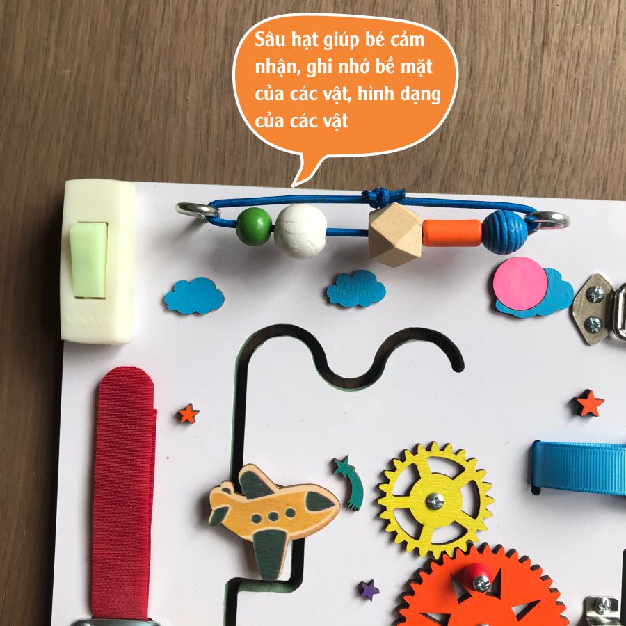 Bảng đồ chơi busy mini cho bé, nhỏ gọn