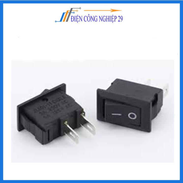 Công Tắc Bập Bênh KCD1-11 2 Chân 3A-250V