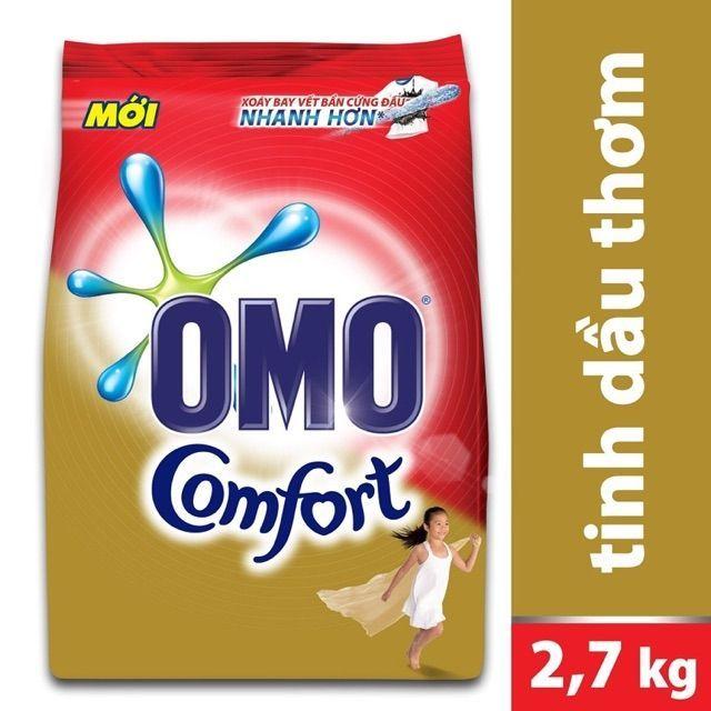 bột giặt Omo comfort tinh dầu  thơm 5,5 kg