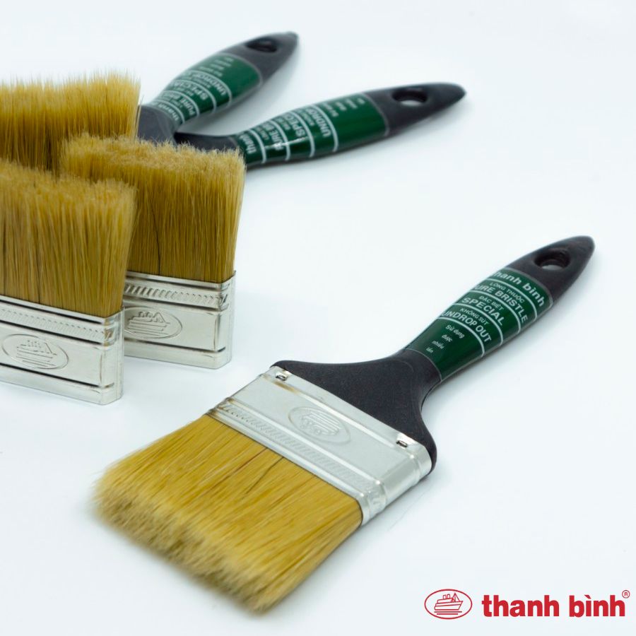 Chổi cọ Thanh Bình cán đen Syn quét sơn CAO CẤP.