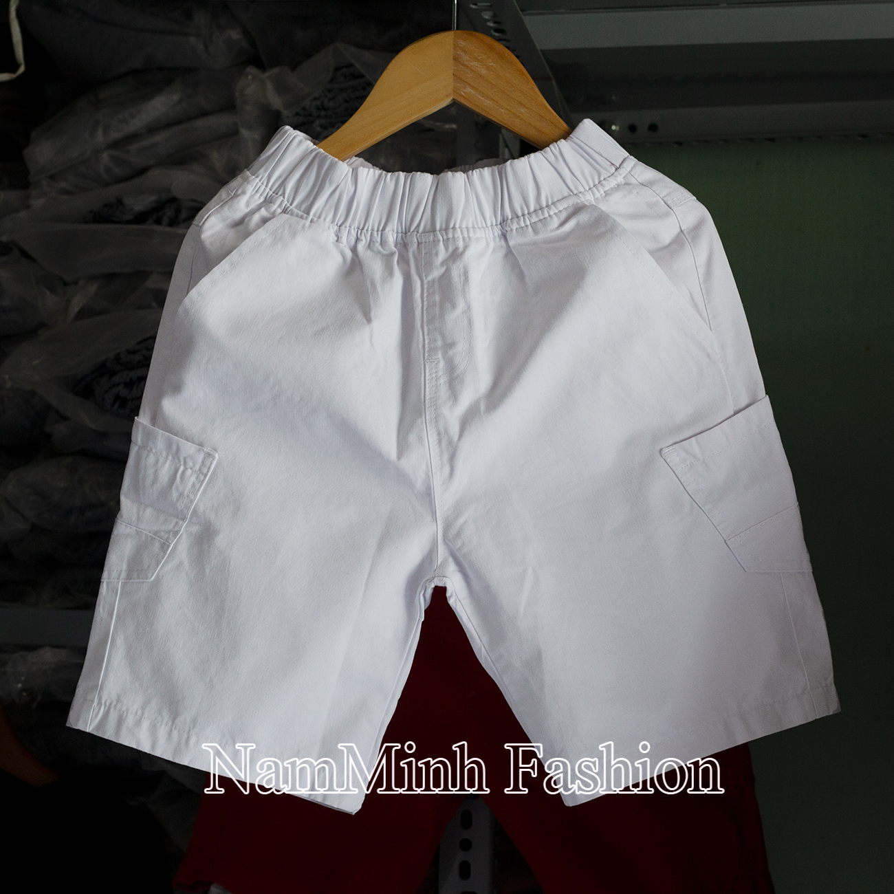 Quần kaki túi hộp cho bé trai, quần kaki bé trai lưng thun form thoải mái size 1-8