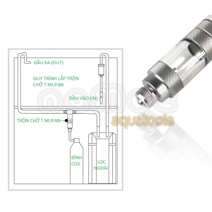 TRỘN CO2 CHỮ T MUFAN