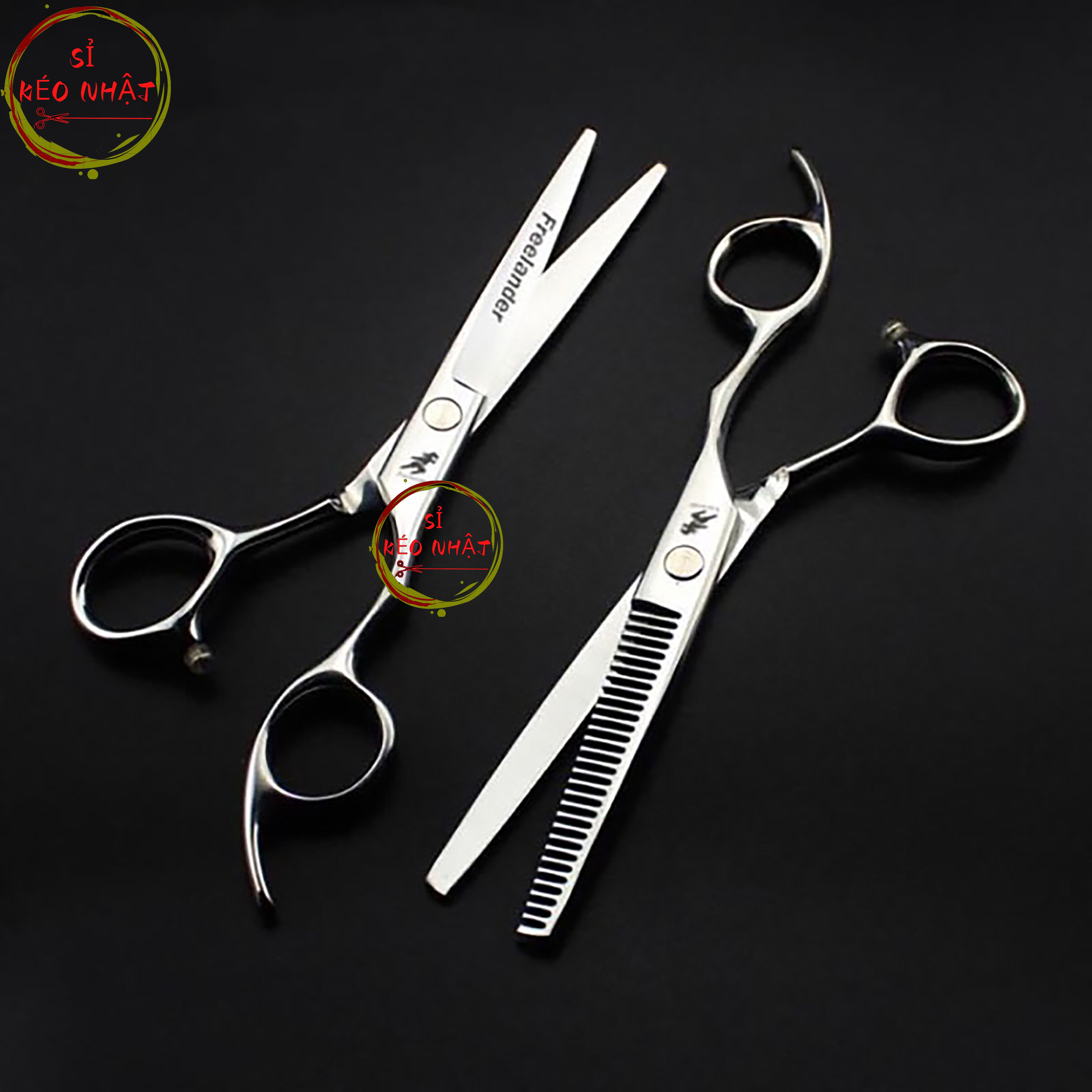 Kéo cắt tóc Nhật Bản cao cấp Freenlander MST01[Mua bộ kéo tặng kèm bao da + lượt]