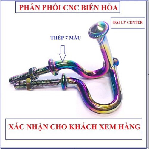 Móc đơn titan 7 màu - vindecal bd