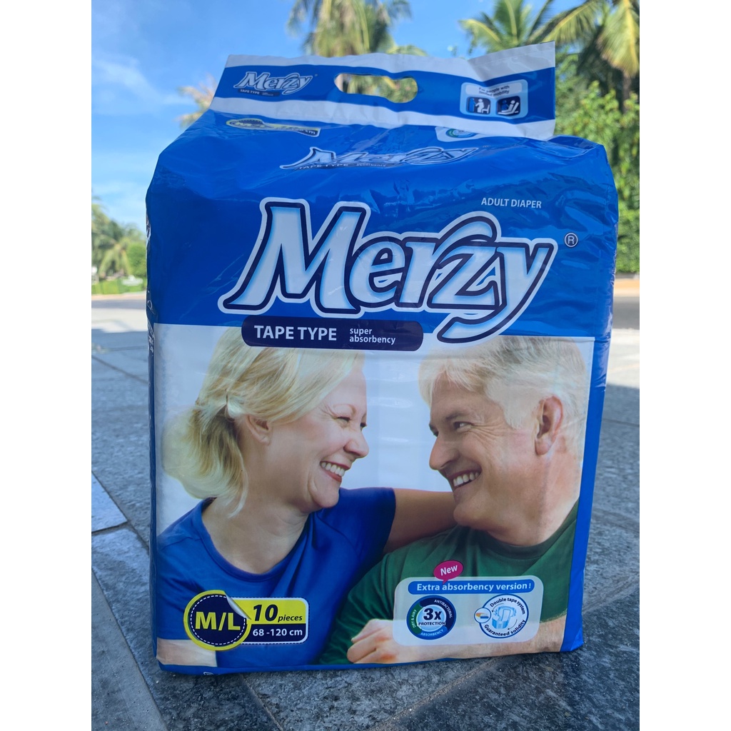 Bỉm Dán Merzy Dành Cho Người Già Size M-L