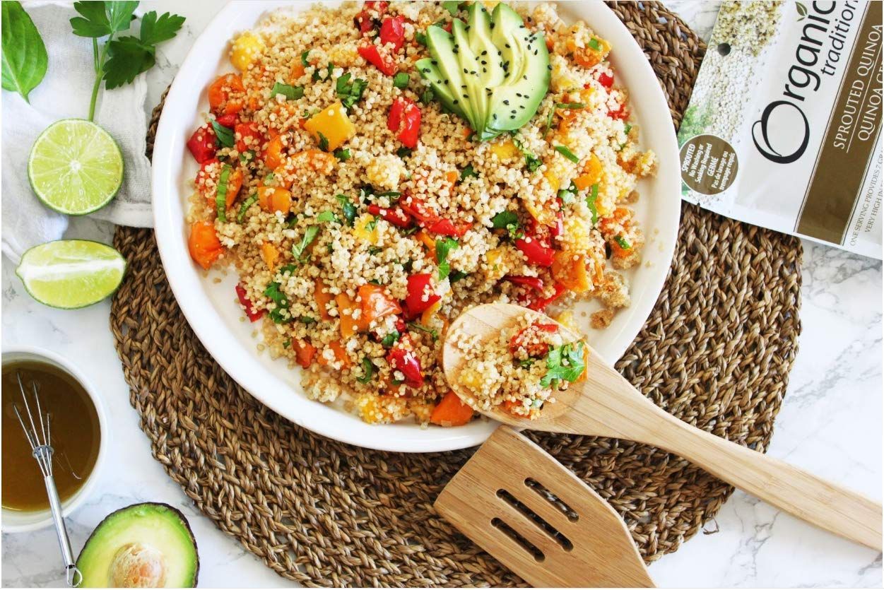 [HCM]Hạt Quinoa nảy mầm hữu cơ - Organic Tradition - 340g