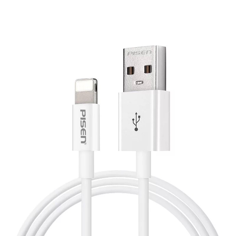 Cáp sạc Iphone 100cm Pisen (Trắng)