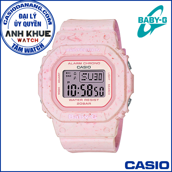 Đồng hồ nữ dây nhựa Casio Baby-G chính hãng Anh Khuê BGD-560CR-4DR