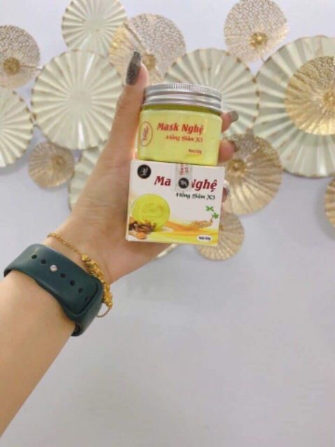 Mask kem nghệ hồng sâm hũ 50g handmade