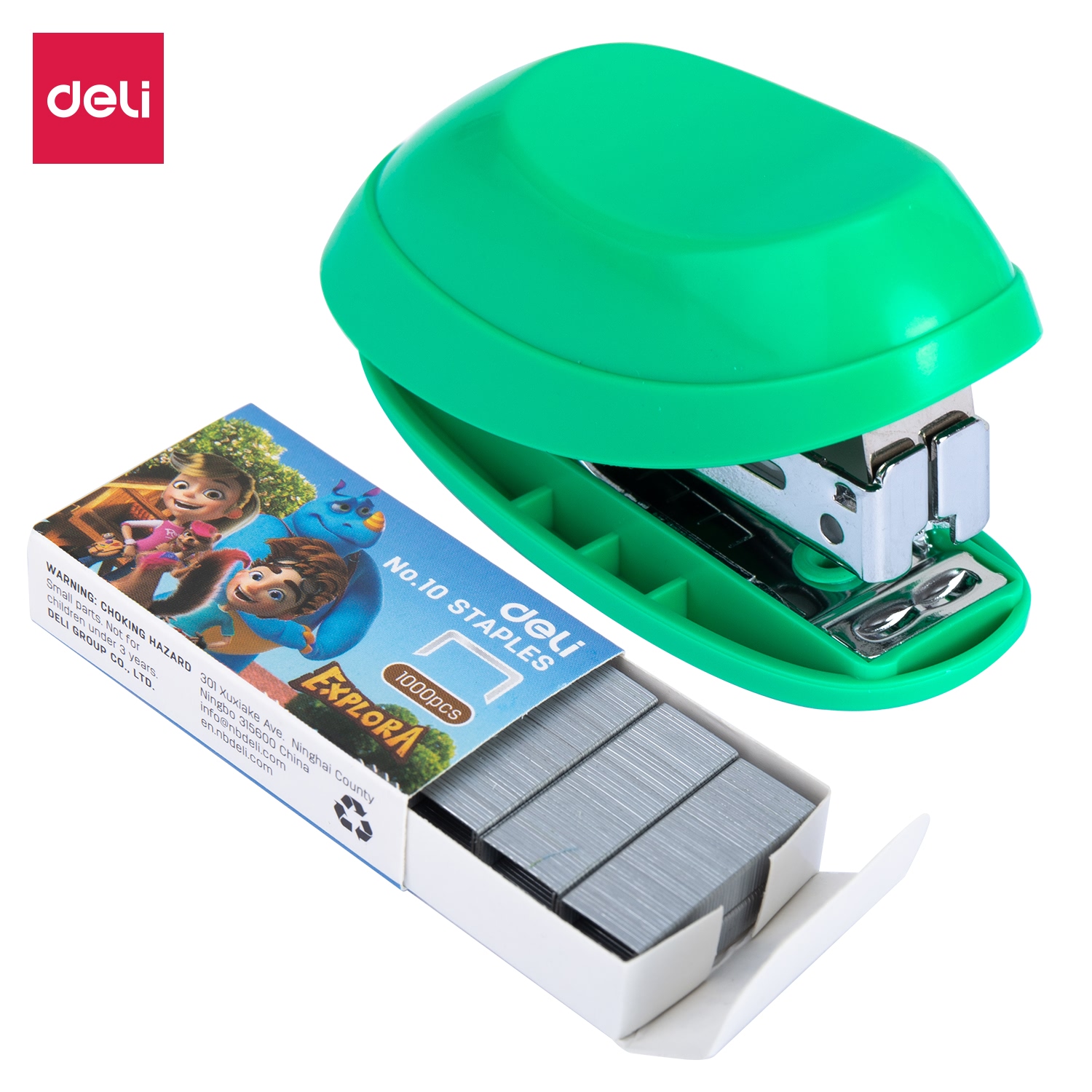 (1 Cái) Dập ghim mini số 10 Deli - 15 tờ - E0220