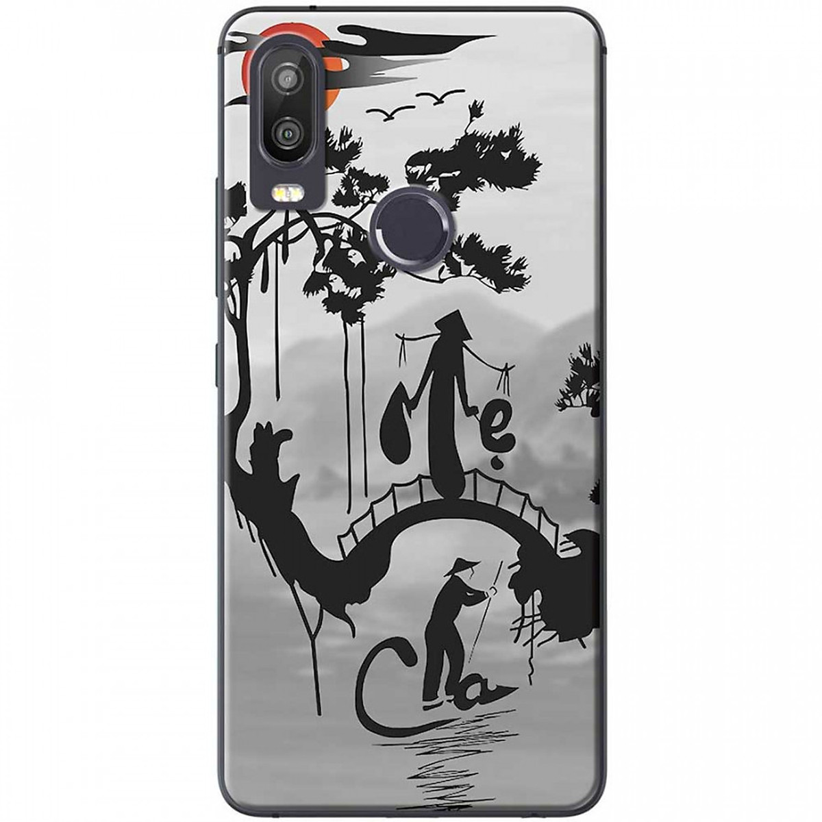 Ốp lưng dành cho Vsmart Active 1 Plus mẫu Cha mẹ núi sông